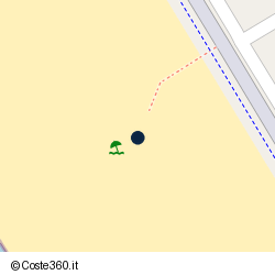 Posizione approssimativa di Lido Calypso