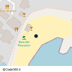 Posizione approssimativa di Baia Dei Pescatori