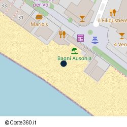 Posizione approssimativa di Bagno Ausonia
