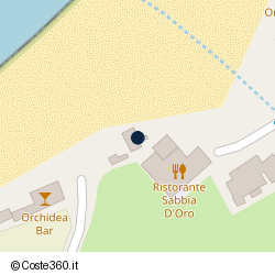 Posizione approssimativa di Ristorante Sabbia D'Oro