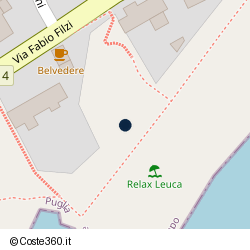 Posizione approssimativa di Relax Leuca