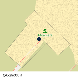 Posizione approssimativa di Miramare
