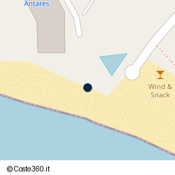 Posizione approssimativa di Hotel Antares