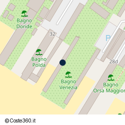 Posizione approssimativa di Bagno Venezia