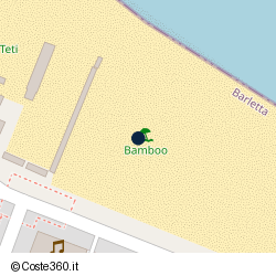 Posizione approssimativa di Bamboo Beach