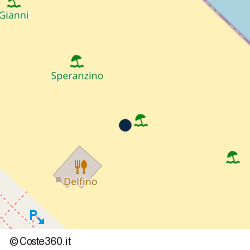 Posizione approssimativa di Spiaggia 62 Sandrino
