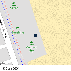 Posizione approssimativa di Lido Sunshine