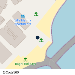 Posizione approssimativa di Residence Villa Marina - Apartments