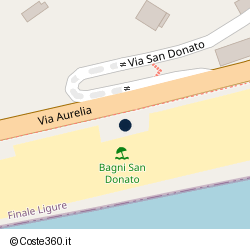 Posizione approssimativa di Bagni San Donato