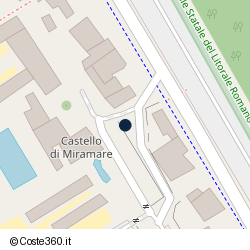 Posizione approssimativa di Castello Miramare