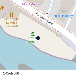Posizione approssimativa di Lido Sirenetta