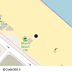 Posizione approssimativa di Miami Beach 100